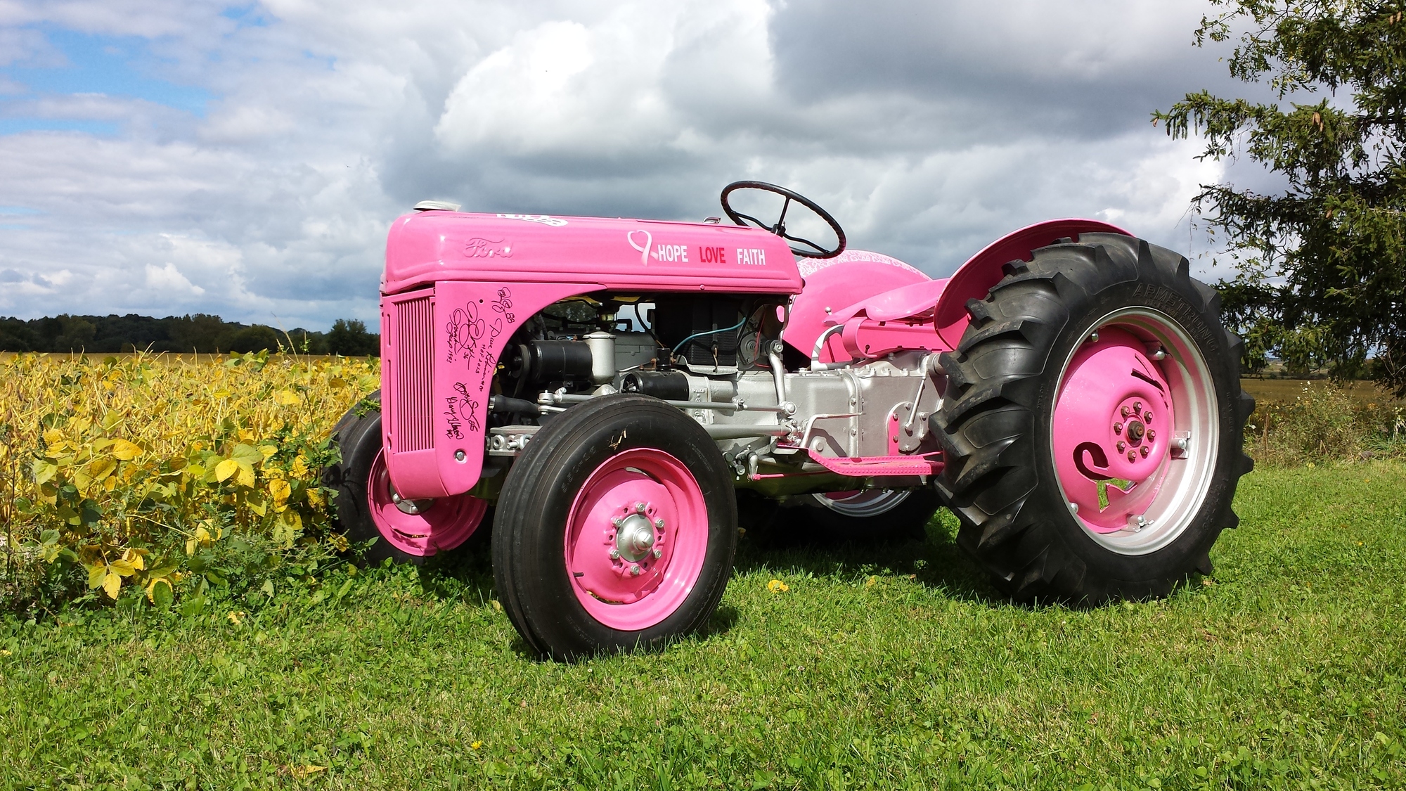 8n Ford Pink Tractor Tractors Antique Pontel Kevin Think Comment Thomas...
