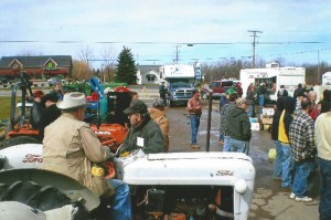 tractors at auction sale