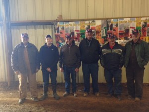 Some of the winners in their Steiner Tractor hats.