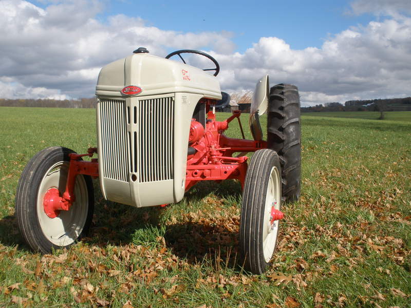 Unique yellow ford tractor #7