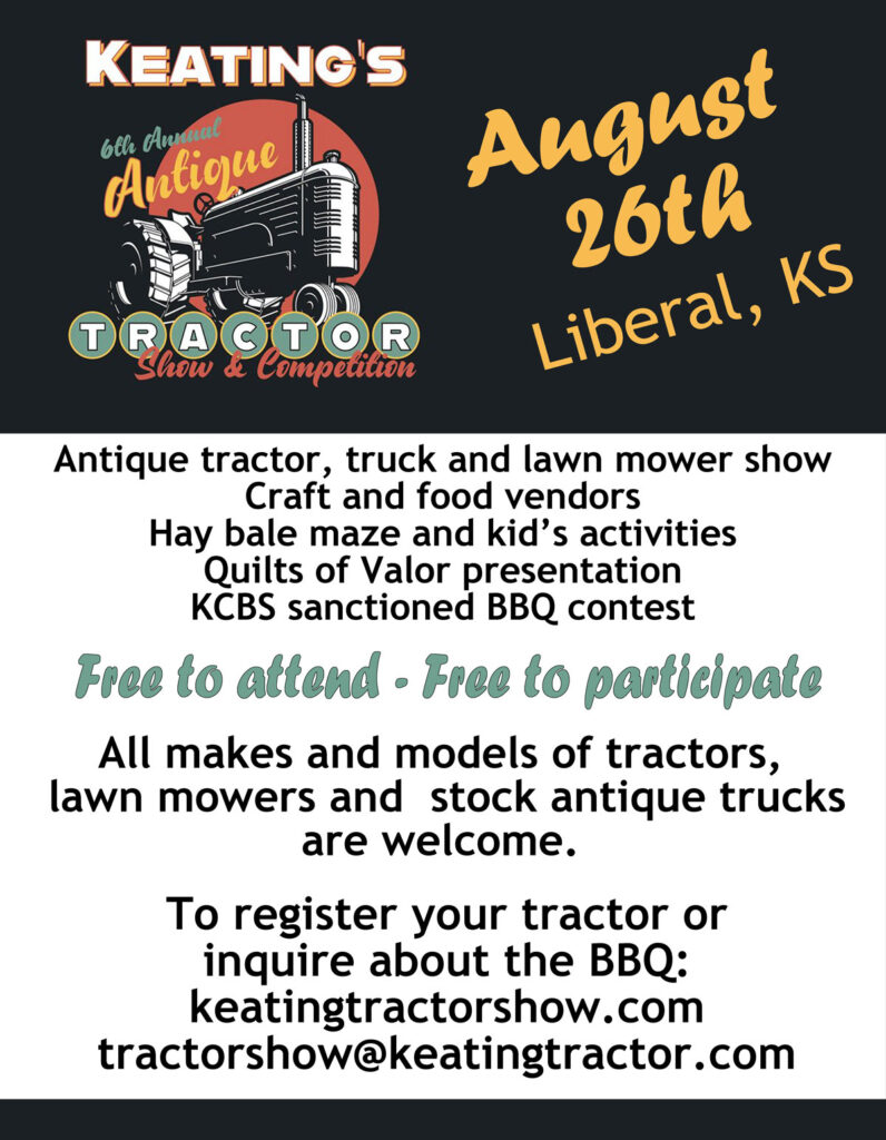 KS - Keating Antique Tractor, Truck and Lawn Mower Show @ Keating Tractor and Equipment
