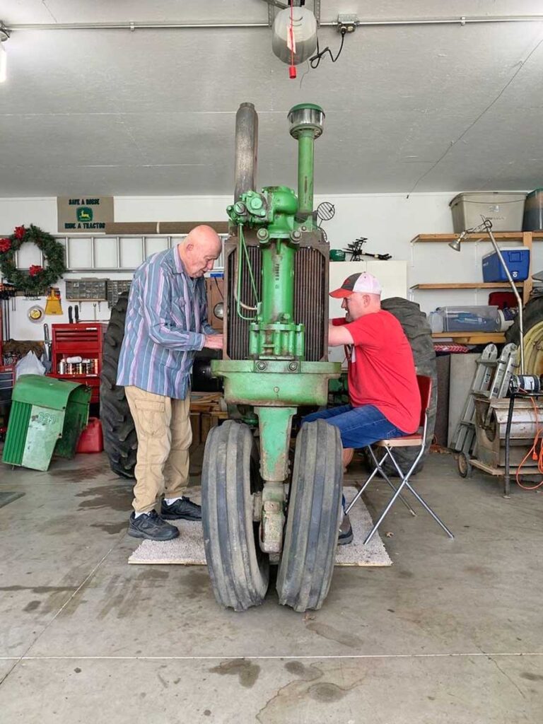 John Deere tractor restoration