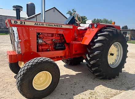 Family restoration project, Allis Chalmers D-21