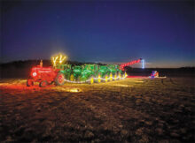 Christmas tractors