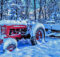 Farmall M in the snow