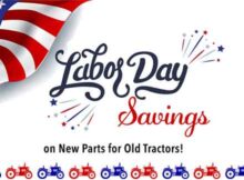 Savings on new parts for old tractors